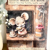 A4 Wooden Picture Board - Little Mouse Tea Room