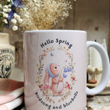 Hello Spring - Birdsong and Bluebells 11oz Ceramic Mug