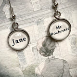 Literary Classic Earrings - Jane Eyre, Charlotte Bronte