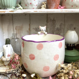 Little Peeking Cat Plant Pot