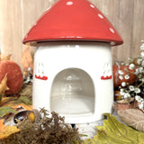 Cute Toadstool House Wax Warmer/Lamp