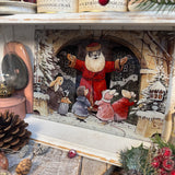 Glass Chopping/Serving Board  - Foxwood Tales - Father Christmas