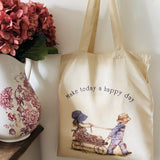 Holly Hobbie Tote Bag - Make Today A Happy Day