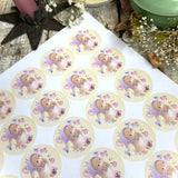 Spring Sticker Sheet - 35 Round Stickers