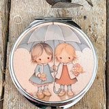 Compact Mirror, Umbrella Girls