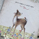 Aluminium Sign - Love Lingers In Small Signs
