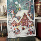 Beautiful Nostalgic Traditional Advent Calendar - Winter Wonderland- #48