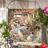 Aluminium Sign - The Best Gardens Are Planted With Love - Foxwood Tales