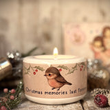 Sweet Little Ceramic Tea Light Holder - Robin