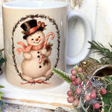 Christmas 11oz Ceramic Mug - Jolly Snowman