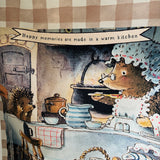 Cotton Tea Towel - Foxwood Tales - Happy Memories Are Made In A Warm Kitchen