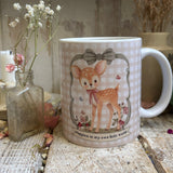 11oz Ceramic Mug - Little Fawn - Happiest In My Own Little World
