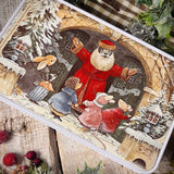 Foxwood Tales / Cute Rectangular Tin - Father Christmas
