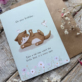 Cat Wishes - A6 Card- On Your Birthday, Take A Cat Nap