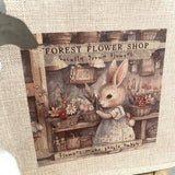 Forest Flower Shop Bag - Mini Shopper (Little Bunny)
