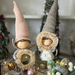 Adorable Pixie Friends With Christmas Wreath
