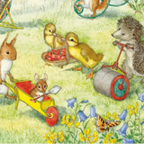 Here We Go Gardening By Molly Brett Medici Art Print 30 x 41cm