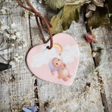 Sweet Little Ceramic Heart - To The Moon And Back