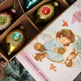 Vintage Style Baubles - Box Of Four - Jewel Hues