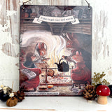 Foxwood Tales - Aluminium Sign - Time To Get Cosy And Warm