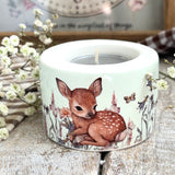 Sweet Little Ceramic Tea Light Holder - Deer