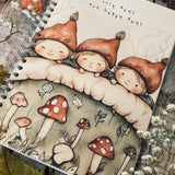 A5 Spiral Bound Notebook - Cosy Days Are Happy Days