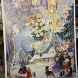 Beautiful Nostalgic Traditional Advent Calendar - The Angels Appeared  - #704