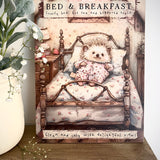 A4 Wooden Picture Board - Bed & Breakfast