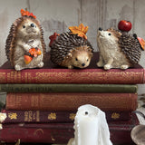 Autumn Hedgehogs Trio