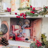 Glass Chopping/Serving Board  - Foxwood Tales - Cosy By The Fire