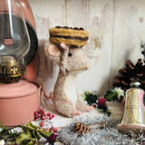Little Mouse Christmas Bakery - Felt Mouse With Cookie