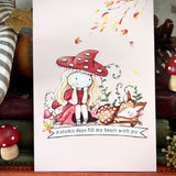 Postcard -Autumn days fill my heart with joy - Autumn 25