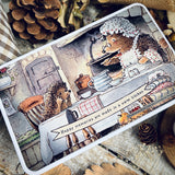 Cute Rectangular Tin -Happy Memories Are Made In A Warm Kitchen - Foxwood Tales