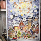 Beautiful Nostalgic Traditional Advent Calendar - Angels Above  - #15