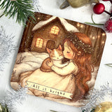 Christmas Coaster - All is Bright