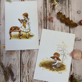 Holly Hobbie - The World Of Holly Hobbie Postcard Collection In Tin