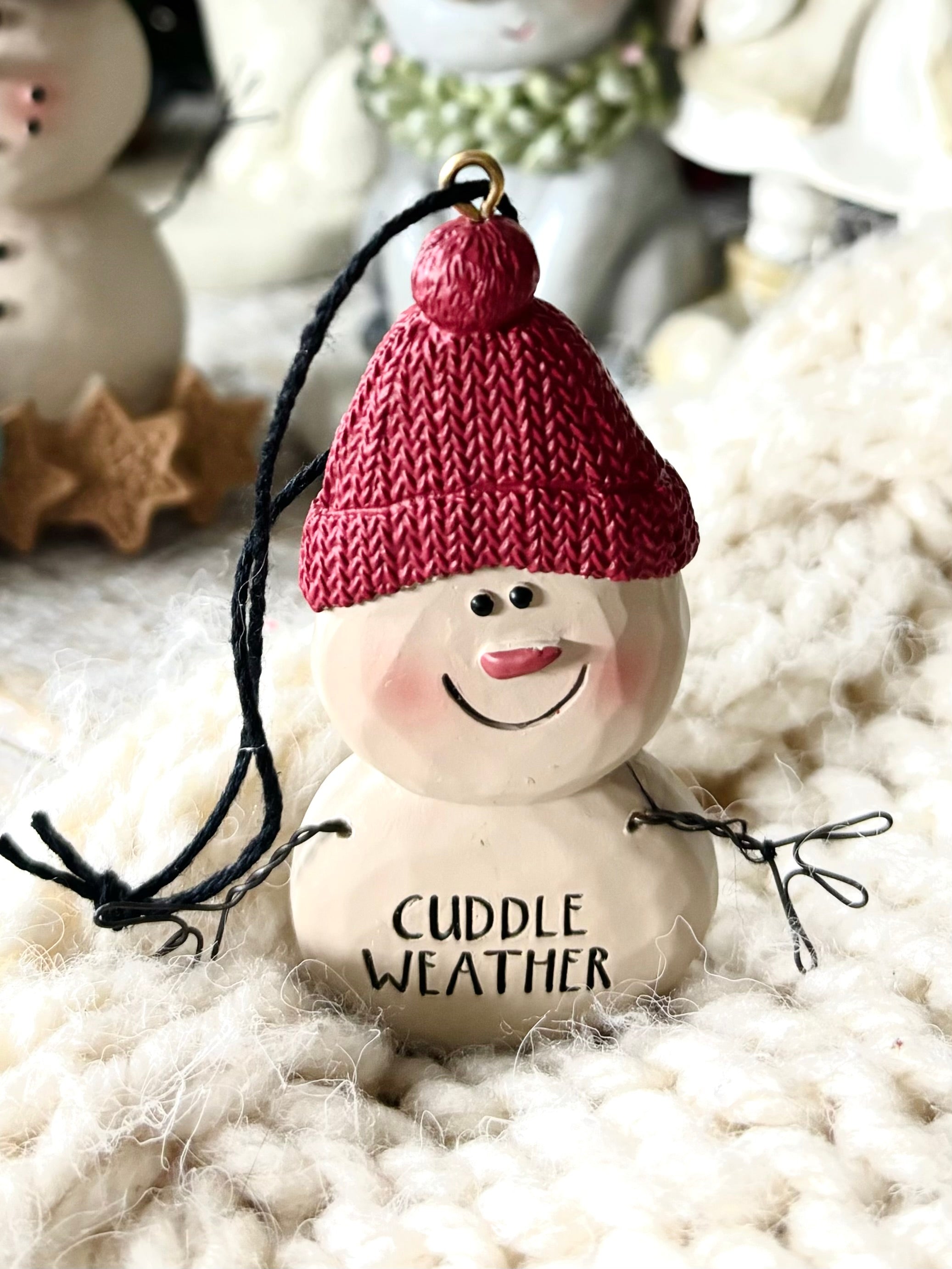 Cuddle Weather Snowman Tree Ornament