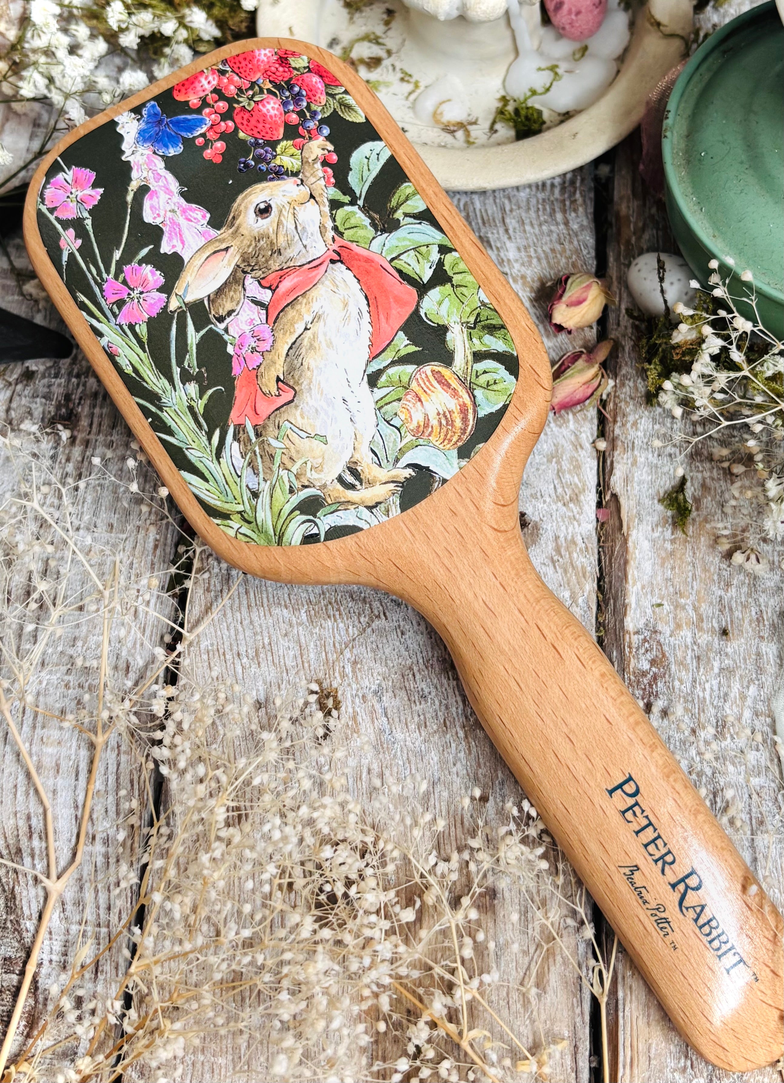 Brush Rabbbit Peter Rabbit Flopsy™ Fine Quill Paddle Brush – Ava Loves Rosie