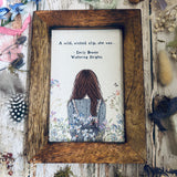 Wuthering Heights, Cathy - Wild Wicked Slip - Framed Picture