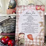 A4 Aluminium Sign - Apple Pie - Autumn 25