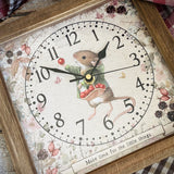Sweet Rustic Clock - Berry Sweet Mouse - Autumn 25