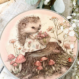 Sweet Woodland Hedgehog Tin