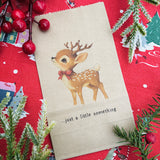 Pack of 6 Cute Little Treat Bags - Christmas Deer