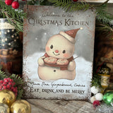 Aluminium Sign - Christmas Kitchen