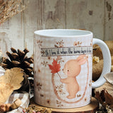 11oz Ceramic Mug - Oh I love it when the leaves begin to turn