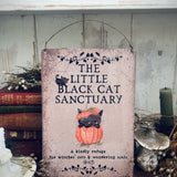 Aluminium Sign - The Little Black Cat Sanctuary