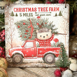 Aluminium Sign - Christmas Tree Farm