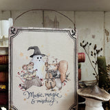 Aluminium Sign - Music, Magic & Mischief