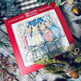 Pack Of Eight Christmas Cards - Watching The Snow Fall- Brambly Hedge