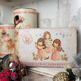 Six Vintage Style Baubles In Sweet Little Box